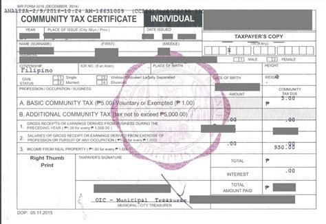 blank cedula|How To Obtain Cedula Or Community Tax Certificate In The .